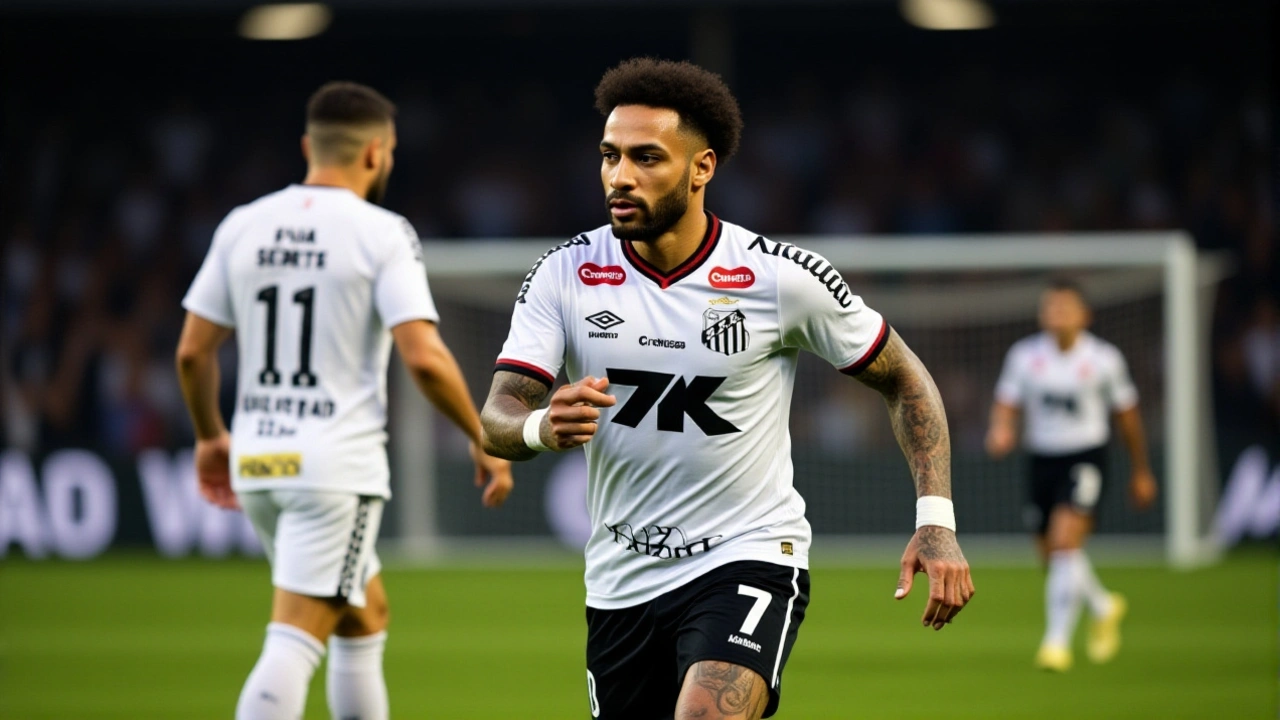 Neymar marca e Santos vence Sport por 3 a 0, sai da zona de rebaixamento na 36ª rodada